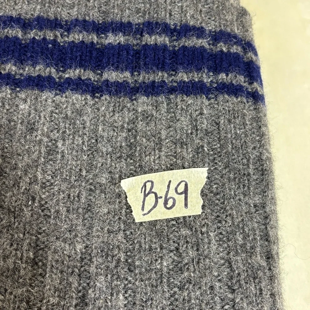 Men’s J. Crew 100% Wool Classic Preppy Sweater Vest Size L